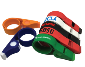 Silicone Whistle Bracelets - Branded Safety and Identification